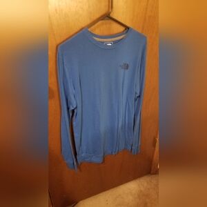 The North Face Blue Long Sleeve Tees